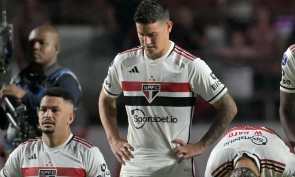 James Rodríguez sigue en duda para continuar con Sao Paulo tras sus últimas ausencias.