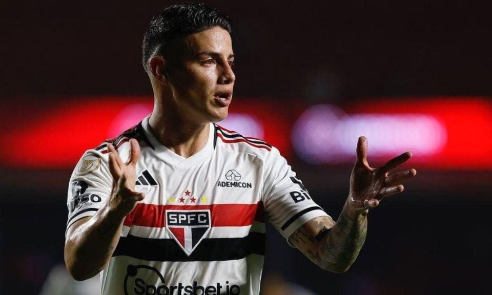 James Rodríguez podría estar viviendo sus últimas horas como jugador de Sao Paulo.
