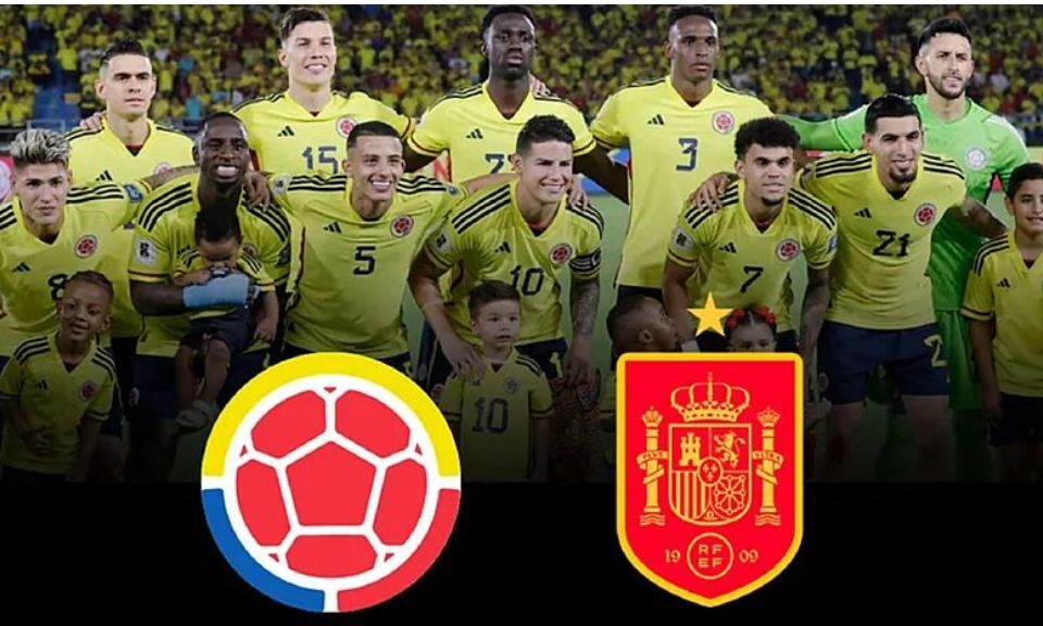 Amistoso entre Colombia de Lorenzo y España