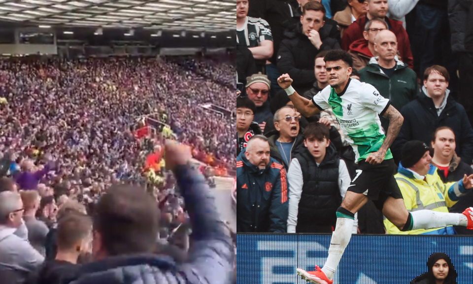 El espectacular cántico de los hinchas del Liverpool a Luis Díaz en Old Trafford