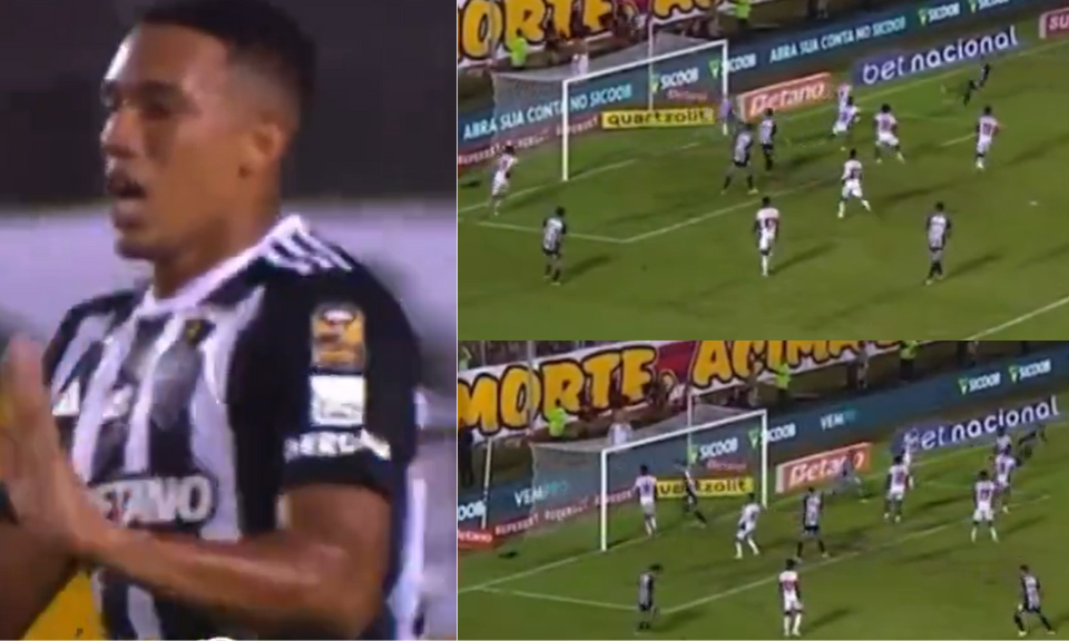 Una joya: El golazo de Brahian Palacios con Atlético Mineiro con el que brilla en Brasil