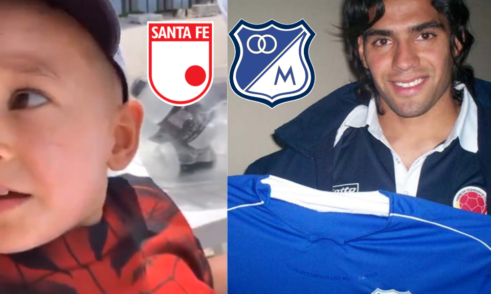 VIDEO: El hijo de Falcao revela que quiere ser hincha de Santa Fe