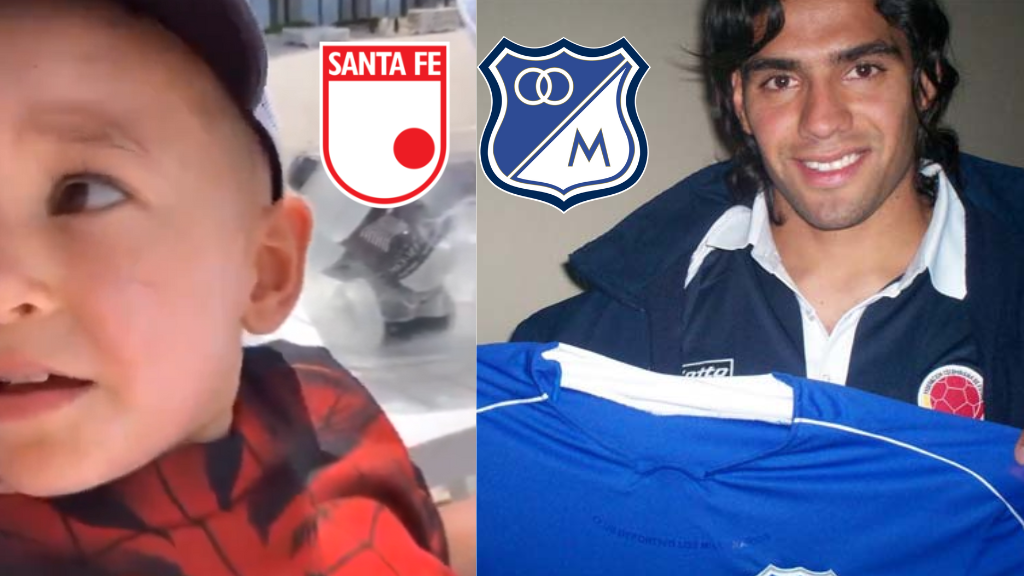 VIDEO: El hijo de Falcao revela que quiere ser hincha de Santa Fe
