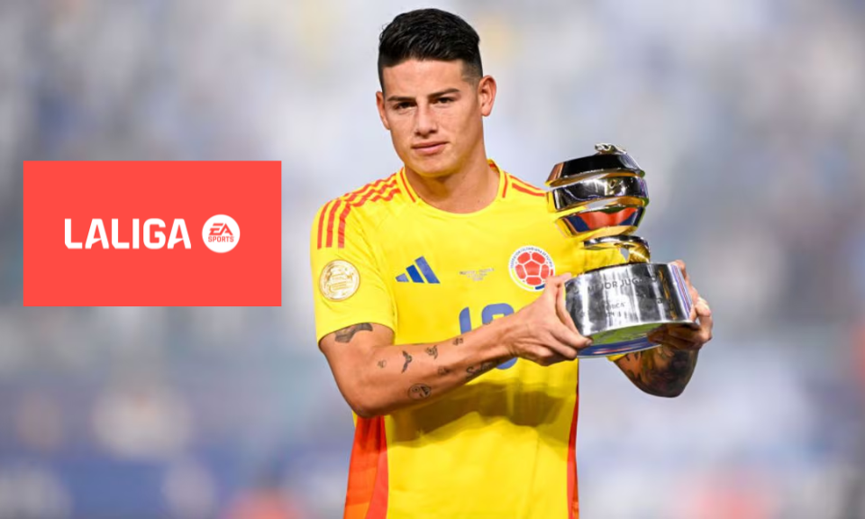 El DT de la Liga española que llamó a James Rodríguez para lograr ficharlo