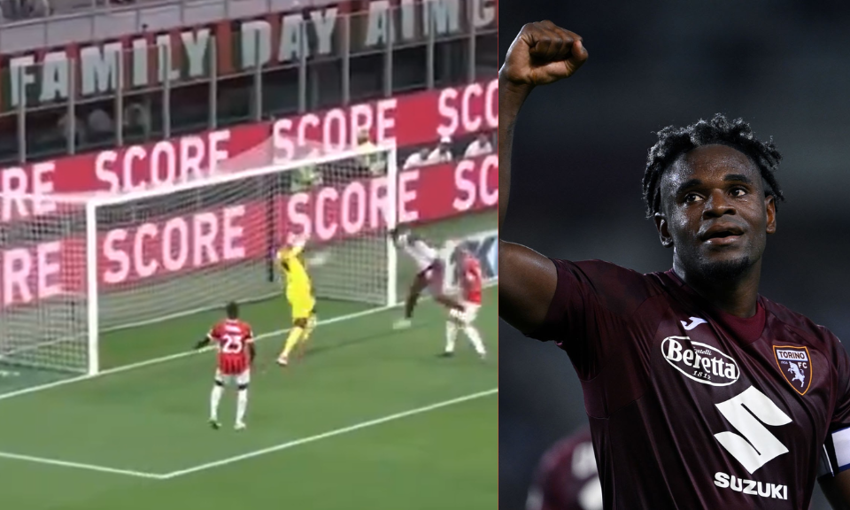 Con suspenso al final: Con gol de Duván Zapata el Torino y El Milán empatan en el debut de la serie A