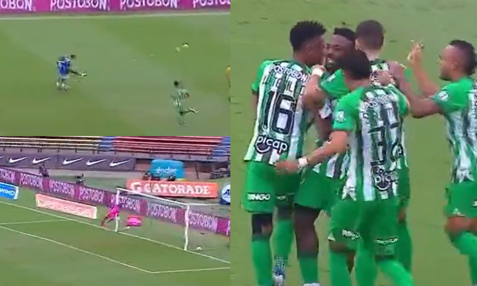 Video: Álvaro Ángulo sacó un zapatazo con Atlético Nacional y anotó el gol del mes en el FPC