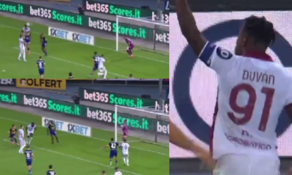 Video: Duván Zapata la rompe en el fútbol italiano y anotó un golazo