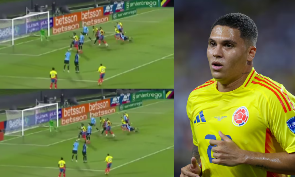 Video: JuanFer Quintero sacó una genialidad y anotó uno golazo ante Uruguay