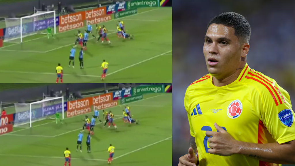 Video: JuanFer Quintero sacó una genialidad y anotó uno golazo ante Uruguay